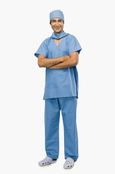 Surgeon smiling — Stock Photo, Image