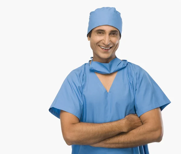 Surgeon smiling — Stock Photo, Image