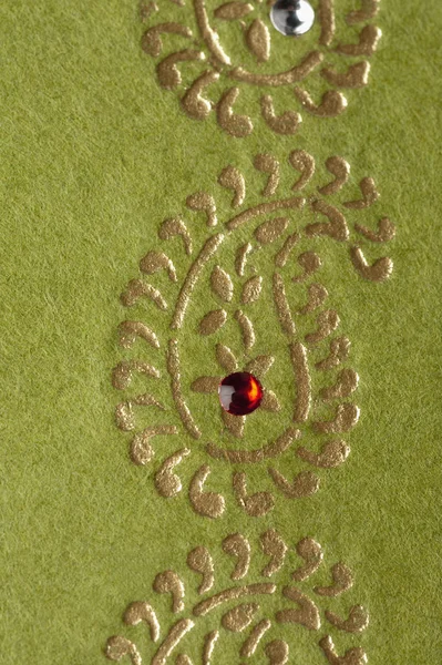 Embroidery on a fabric — Stock Photo, Image