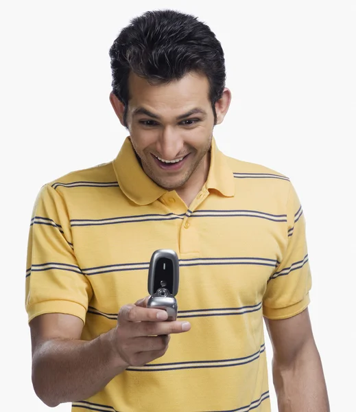 Man text messaging — Stock Photo, Image