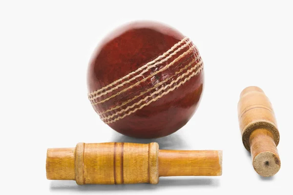 Minge de cricket și cauțiuni — Fotografie, imagine de stoc