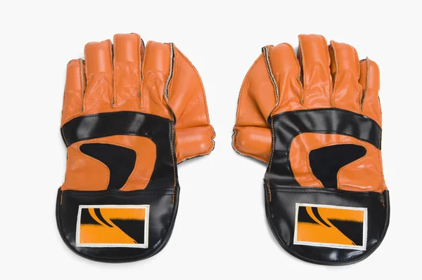 Pair of wicket keeping gloves — Stock Photo, Image