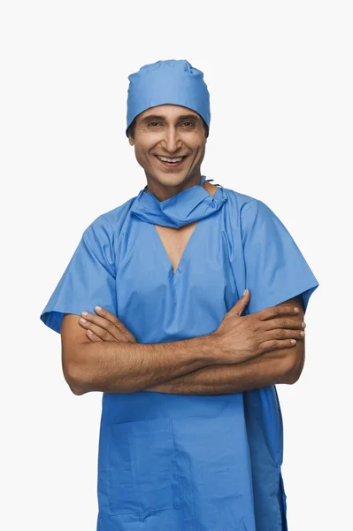 Surgeon smiling — Stock Photo, Image