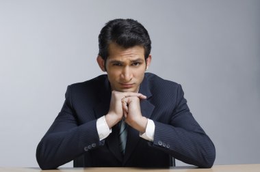 iş adamı, düşünüyor