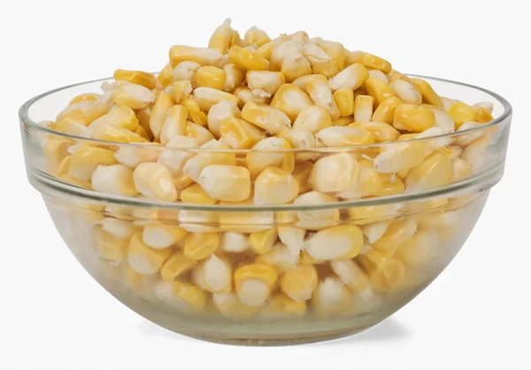 Corn kernels in a bowl — Stock Photo, Image