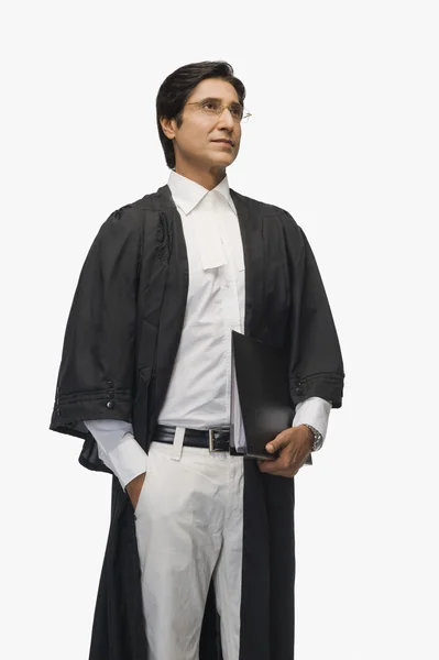 Lawyer holding a file — Stock Photo, Image
