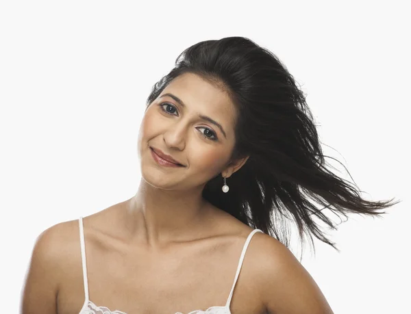 Mujer sonriendo — Foto de Stock