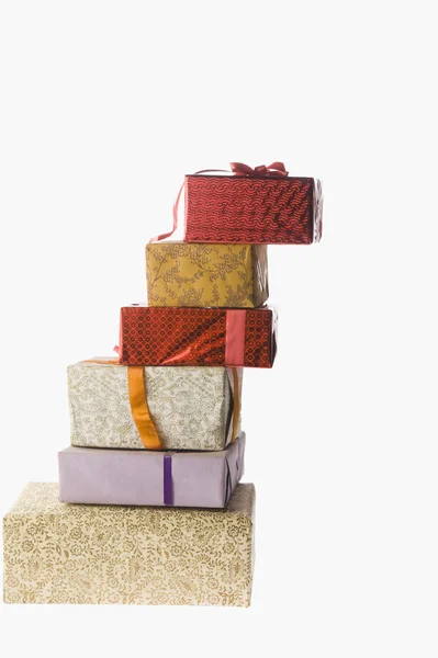 Stack of presents — Stock Photo, Image