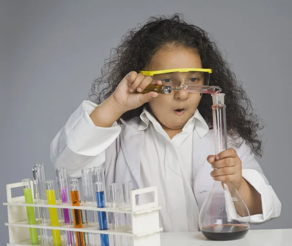 Scientist researching in the laboratory — Stock Photo, Image