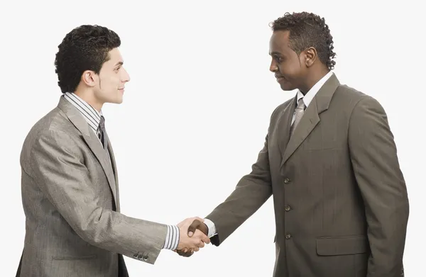 Two businessmen shaking hands — Stock Photo, Image
