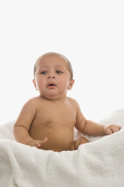 Baby boy crying — Stock Photo, Image