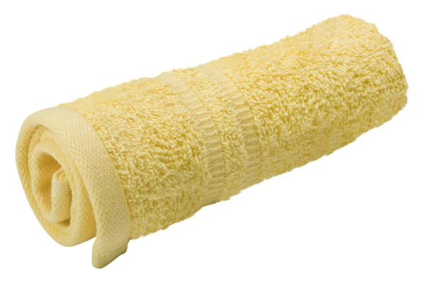 Ręcznik żółty — Zdjęcie stockowe