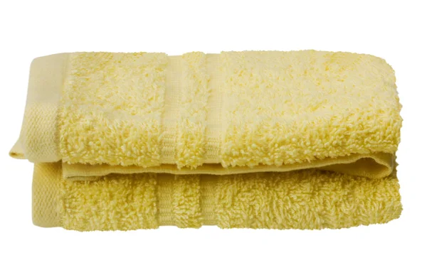 Yellow towel — Stock Photo, Image