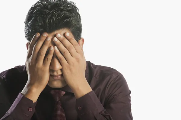 Businessman looking upset — Stock Photo, Image