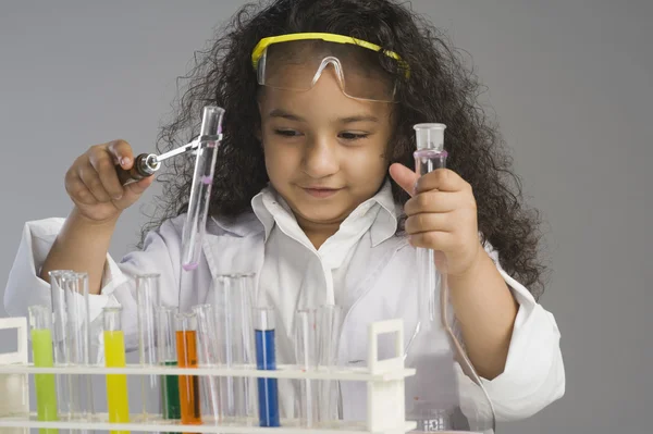 Scientist researching in the laboratory — Stock Photo, Image