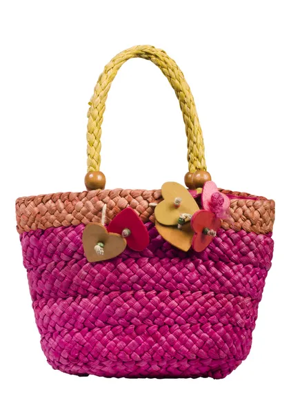 Pink hand bag — Stock Photo, Image