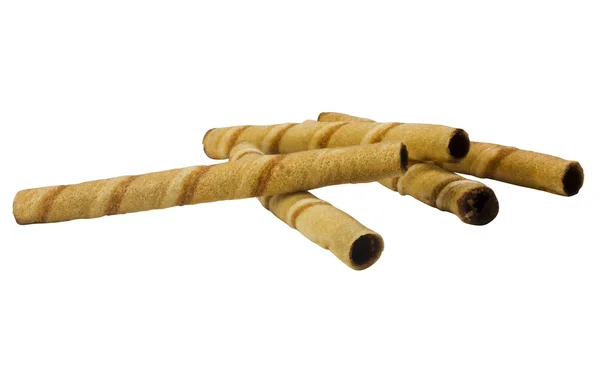 Chocolate wafer sticks — Stock Photo, Image