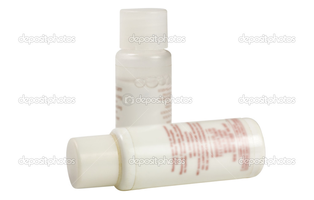 Bottles of nail paint remover