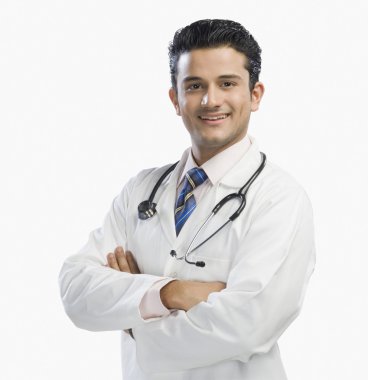 Doktor gülümseyen