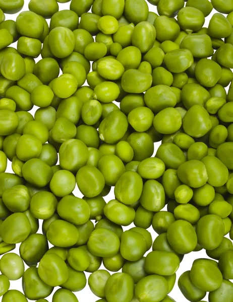 Haufen grüner Erbsen — Stockfoto