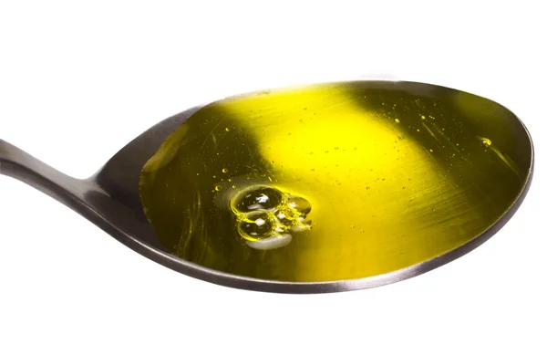 Łyżkę oleju — Zdjęcie stockowe