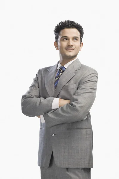 Businessman with arms crossed — Stock Photo, Image