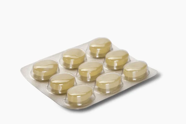 Tabletten in een blisterverpakking — Stockfoto