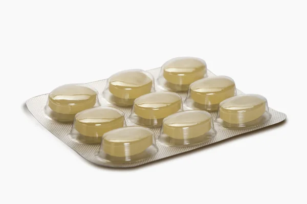 Tablets in a blister pack — Stock Photo, Image