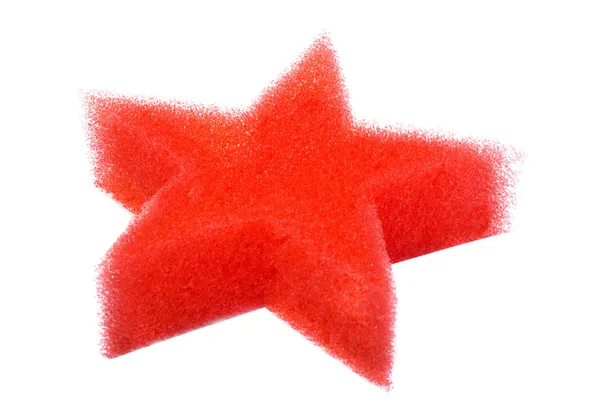 Star shaped bath sponge — Stock Photo, Image