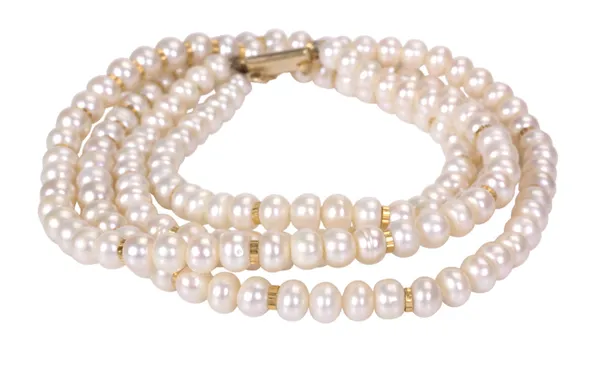 Pearl necklace — Stock Photo, Image