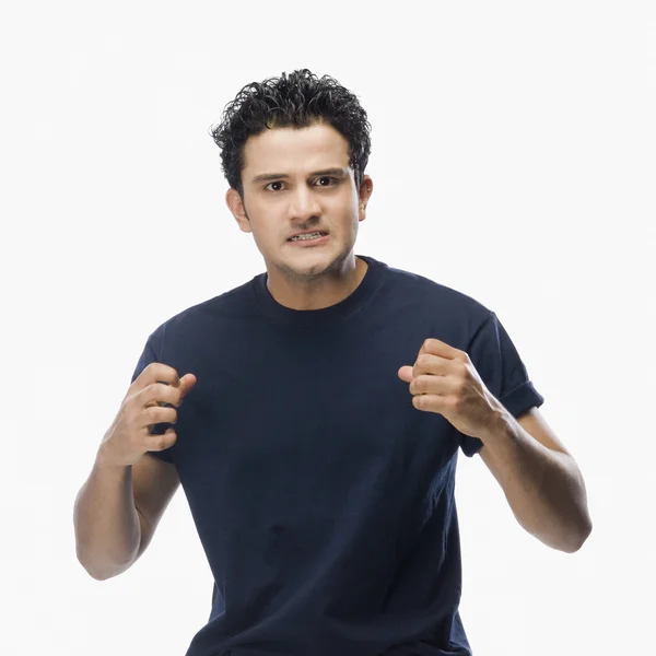 Man looking angry — Stock Photo, Image