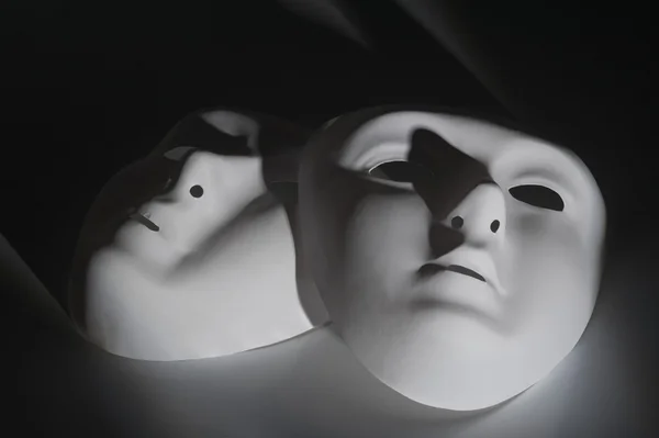 Δύο μάσκες προσώπου — Φωτογραφία Αρχείου