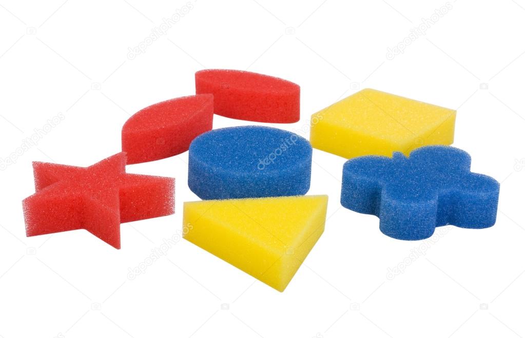 Assorted bath sponges