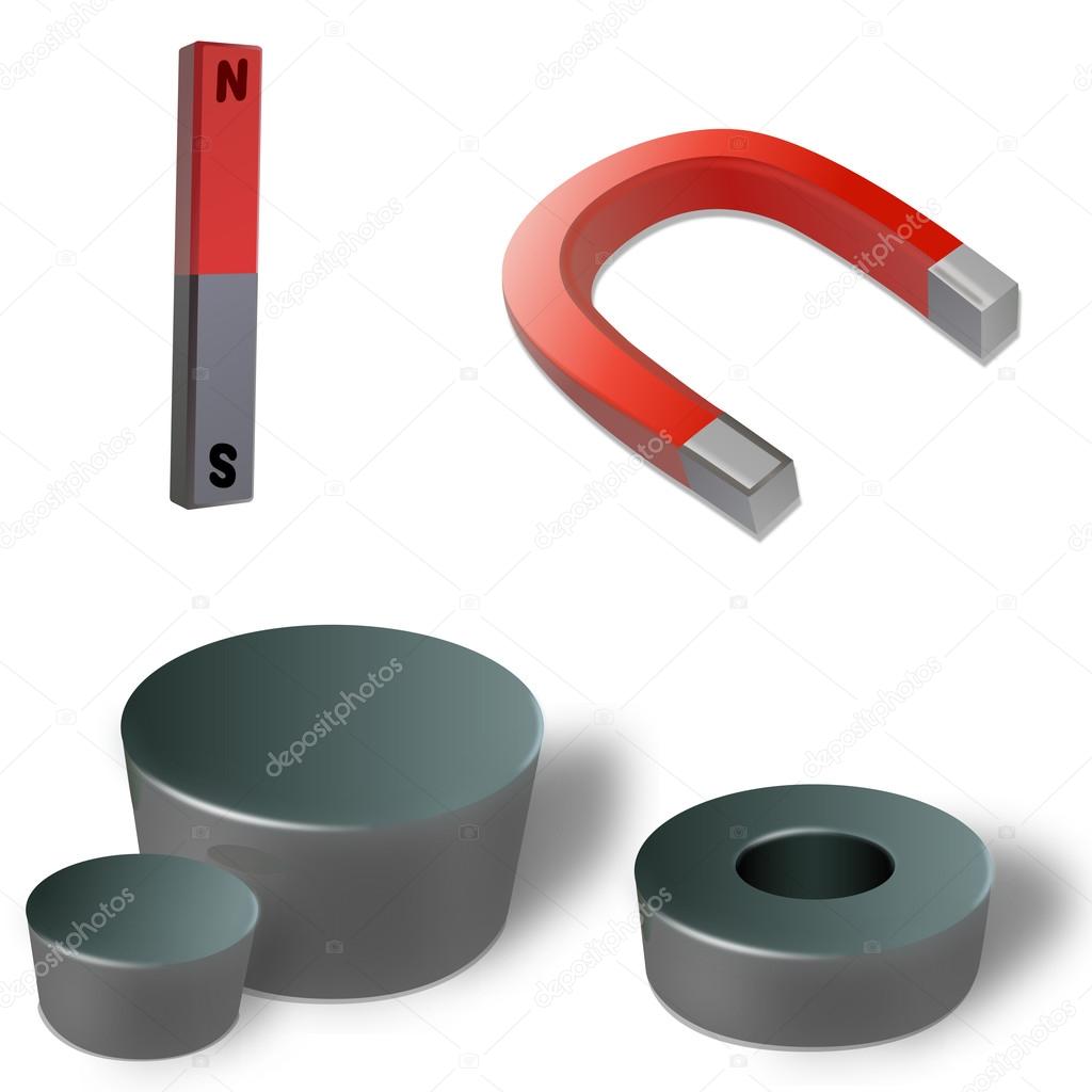 Different types of magnets
