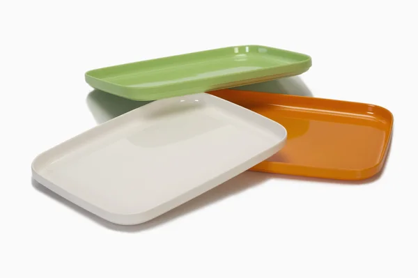 Colorful trays — Stock Photo, Image