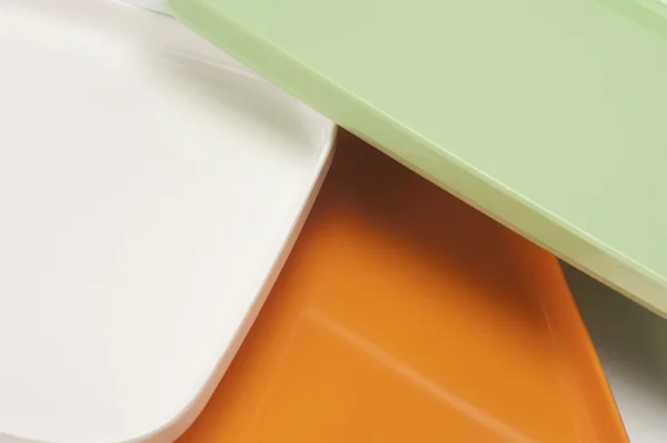 Colorful trays — Stock Photo, Image