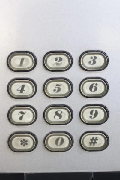 Keypad of an intercom — Stock Photo, Image