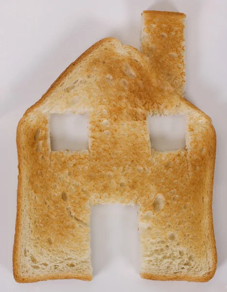 Bread representing as a home — Stock Photo, Image