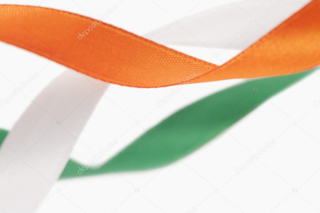 Ribbons representing Indian flag colors Stock Photo by ©imagedb_seller ...