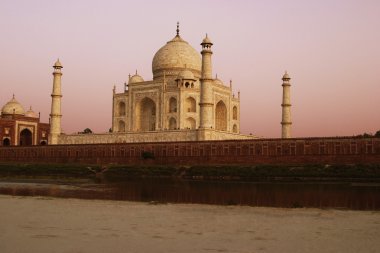 Yamuna River, Taj Mahal clipart