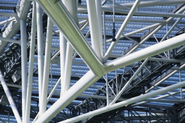 bir stadyum düşük açılı görünüş