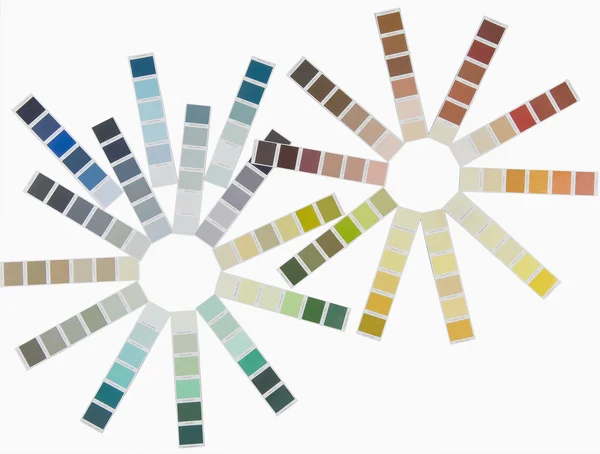 Design realizzato da campioni di colore — Foto Stock