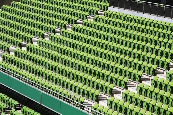 Empty seats in a rugby stadium, Aviva Stadium — Stock Photo, Image