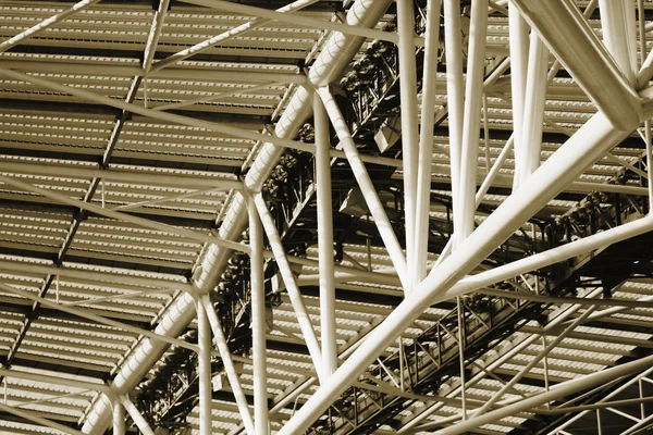 Vista de baixo ângulo de um estádio, Estádio Aviva — Fotografia de Stock