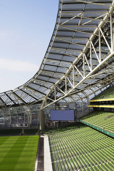 Empty rugby stadium, Aviva Stadium — Stock Photo, Image