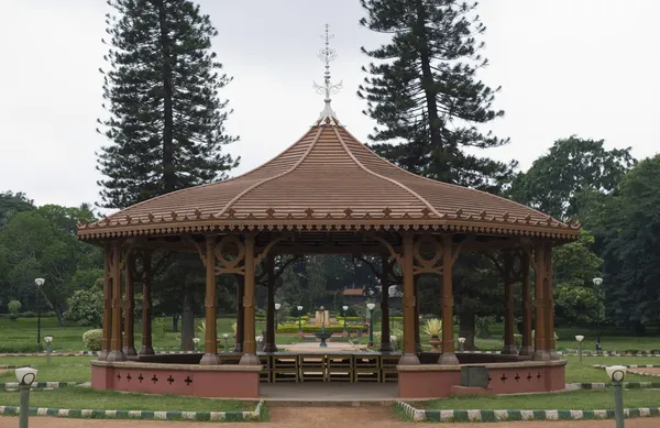 Strukturen i en botanisk trädgård — Stockfoto