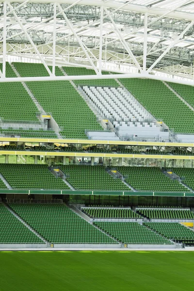 Empty rugby stadium, Aviva Stadium — Stock Photo, Image