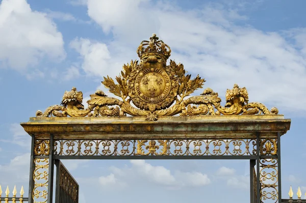 Gate, slottet i versailles — Stockfoto