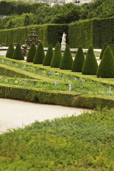 Formální zahrada, zámek ve versailles — Stock fotografie