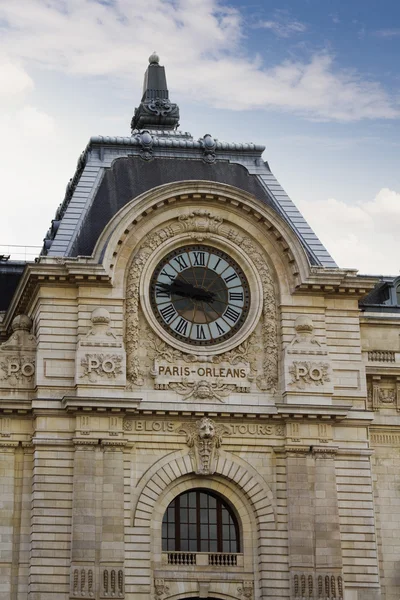 Paris orleans station klockan — Stockfoto